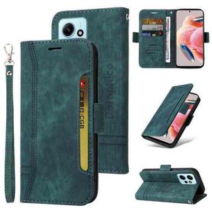 For Xiaomi Redmi Note 12 4G Global BETOPNICE Dual-side Buckle Leather Phone Case(Green)