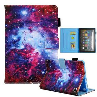 For Amazon Fire Max 11 2023 Colored Drawing Leather Smart Tablet Case(Starry Sky)