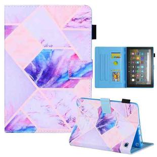For Amazon Fire Max 11 2023 Colored Drawing Leather Smart Tablet Case(Colorful Grid)