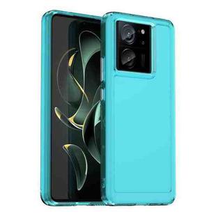 For Xiaomi 13T Candy Series TPU Phone Case(Transparent Blue)