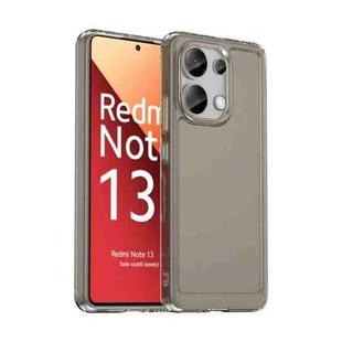 For Xiaomi Redmi Note 13 4G Candy Series TPU Phone Case(Transparent Grey)