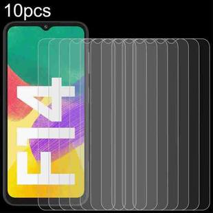 For Samsung Galaxy F14 4G 10pcs 0.26mm 9H 2.5D Tempered Glass Film