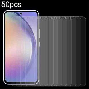 For Samsung Galaxy A55 50pcs 0.26mm 9H 2.5D Tempered Glass Film