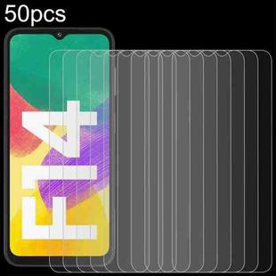 For Samsung Galaxy F14 4G 50pcs 0.26mm 9H 2.5D Tempered Glass Film