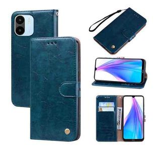 For Xiaomi Redmi A1/A2 Oil Wax Texture Leather Phone Case(Blue)