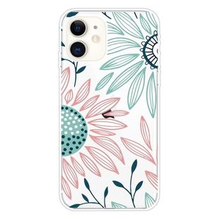 For iPhone 11 Coloured Drawing Pattern Highly Transparent TPU Protective Case(Flower)