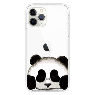 For iPhone 11 Pro Max Coloured Drawing Pattern Highly Transparent TPU Protective Case(Panda)