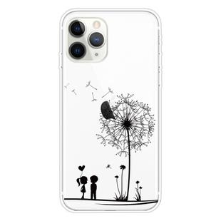 For iPhone 11 Pro Max Coloured Drawing Pattern Highly Transparent TPU Protective Case(Dandelion)