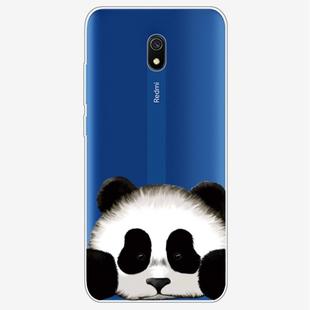 For Xiaomi Redmi 8A Coloured Drawing Pattern Highly Transparent TPU Protective Case(Panda)