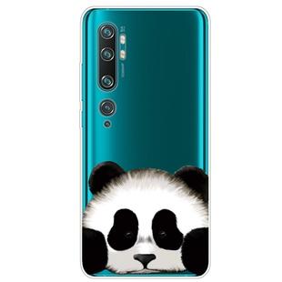 For Xiaomi Mi CC9 Pro Coloured Drawing Pattern Highly Transparent TPU Protective Case(Panda)