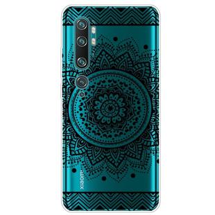 For Xiaomi Mi CC9 Pro Coloured Drawing Pattern Highly Transparent TPU Protective Case(Mandala)