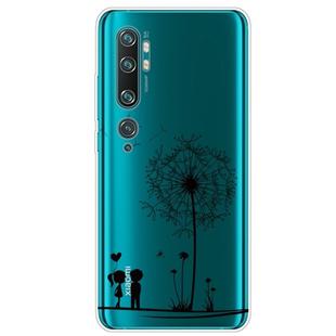 For Xiaomi Mi CC9 Pro Coloured Drawing Pattern Highly Transparent TPU Protective Case(Dandelion)