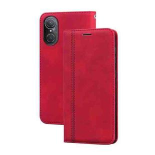 For Huawei nova 9 SE 4G/5G Frosted Business Magnetic Horizontal Flip PU Phone Case(Red)