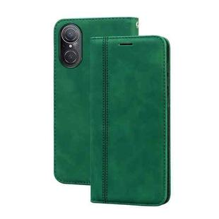 For Huawei nova 9 SE 4G/5G Frosted Business Magnetic Horizontal Flip PU Phone Case(Green)