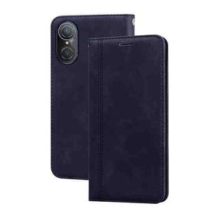 For Huawei nova 9 SE 4G/5G Frosted Business Magnetic Horizontal Flip PU Phone Case(Black)