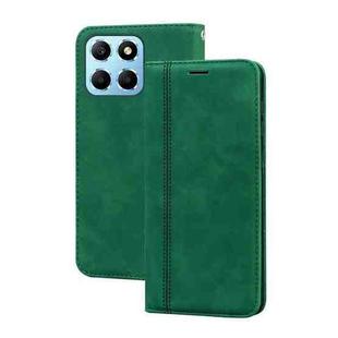 For Honor X8 5G/Play6C 5G/X6 4G/X6S/70 Lite Frosted Business Magnetic Horizontal Flip PU Phone Case(Green)