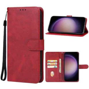 For Samsung Galaxy S23 FE 5G Leather Phone Case(Red)