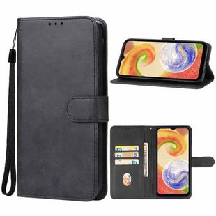 For Samsung Galaxy A05 Leather Phone Case(Black)