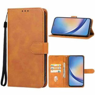 For Samsung Galaxy Xcover 7 Leather Phone Case(Brown)