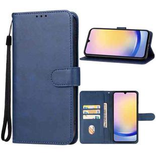 For Samsung Galaxy A25 4G Leather Phone Case(Blue)