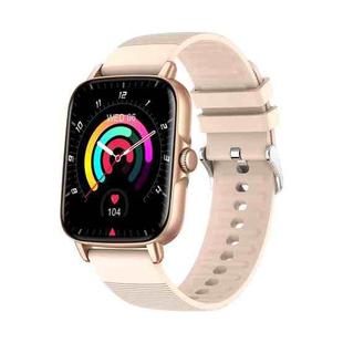 KT59 Pro 1.83 inch IPS Screen Smart Watch Supports Bluetooth Call/Blood Oxygen Monitoring(Gold + Beige)