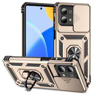 For Motorola Moto G Stylus 5G 2023 Sliding Camshield Holder Phone Case(Gold)