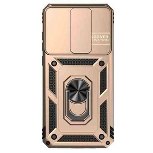 For Xiaomi Redmi Note 8 Pro Sliding Camshield Holder Phone Case(Gold)