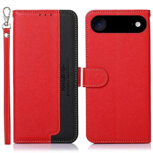 For iPhone 17 Air KHAZNEH Litchi Texture Leather RFID Phone Case(Red)