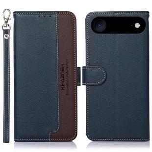 For iPhone 17 Air KHAZNEH Litchi Texture Leather RFID Phone Case(Blue)