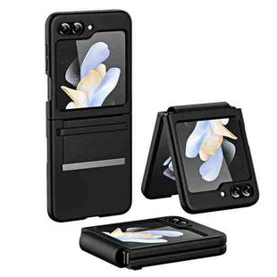 For Samsung Galaxy Flip5 PC Skin Feel Hinge Shockproof Protective Phone Case(Black)