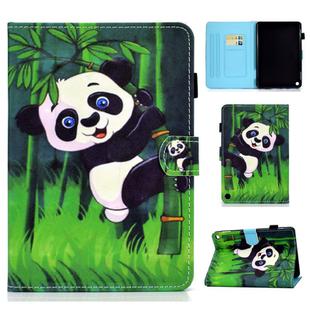 For Amazon Fire Max 11 2023 Colored Drawing Smart Leather Tablet Case(Hugging Bear)
