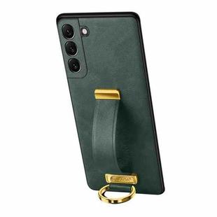 For Samsung Galaxy S23+ 5G SULADA PC + Leather Texture Skin Feel Shockproof Phone Case(Green)