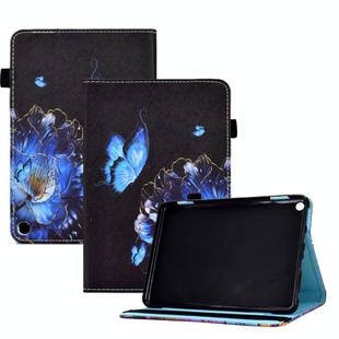 For Amazon Fire Max 11 2023 Colored Drawing Smart Leather Tablet Case(Flower)