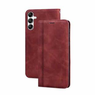For Samsung Galaxy A54 5G Frosted Business Magnetic Horizontal Flip PU Phone Case(Brown)