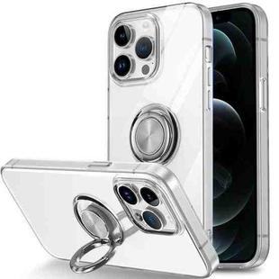 For iPhone 12 Pro Max Ring Holder TPU Phone Case(Transparent)
