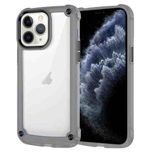 For iPhone 11 Pro Skin Feel TPU + PC Phone Case(Transparent Black)