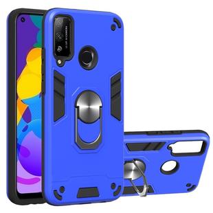 For Huawei Honor Play 4T 2 in 1 Armour Series PC + TPU Protective Case with Ring Holder(Dark Blue)