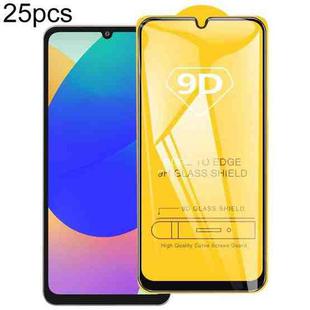 For Samsung Galaxy F06 5G 25pcs 9D Full Glue Screen Tempered Glass Film
