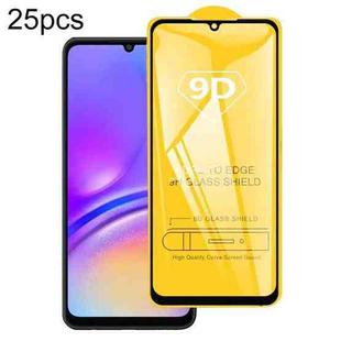 For Samsung Galaxy A07 4G 25pcs 9D Full Glue Screen Tempered Glass Film