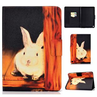 For Amazon Fire Max 11 2023 Colored Drawing Smart Leather Tablet Case(Bugs Bunny)