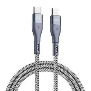 DUZZONA A2 PD 65W USB-C / Type-C to Type-C Fast Charging Data Cable, Length:3m(Grey)