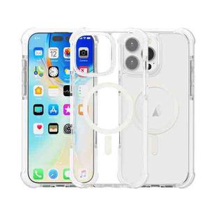 For iPhone 16 Pro Acrylic Magsafe Magnetic Shockproof Phone Case(Transparent)