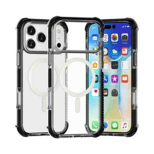 For iPhone 17 Pro Max Acrylic Magsafe Magnetic Shockproof Phone Case(Black)