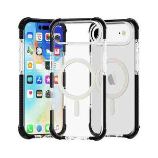 For iPhone 17 Air Acrylic Magsafe Magnetic Shockproof Phone Case(Transparent Black)