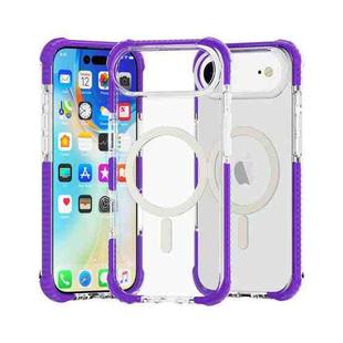 For iPhone 17 Air Acrylic Magsafe Magnetic Shockproof Phone Case(Purple)