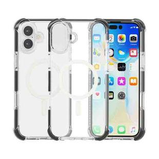 For iPhone 17 Acrylic Magsafe Magnetic Shockproof Phone Case(Transparent Black)