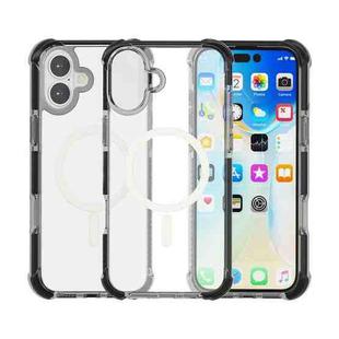 For iPhone 17 Acrylic Magsafe Magnetic Shockproof Phone Case(Black)