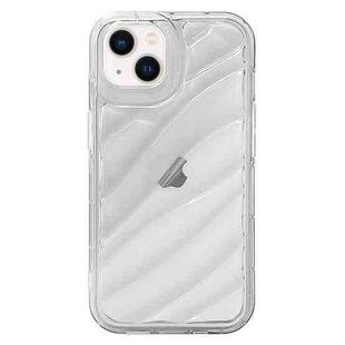 For iPhone 14 Plus Waves TPU Phone Case(Transparent)