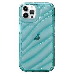 For iPhone 13 Pro Waves TPU Phone Case(Blue)