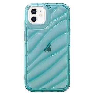 For iPhone 11 Waves TPU Phone Case(Blue)